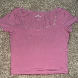 Hollister Pink baby tee